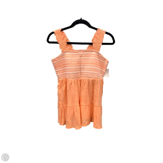 Top Sleeveless By Torrid In Orange, Size: M