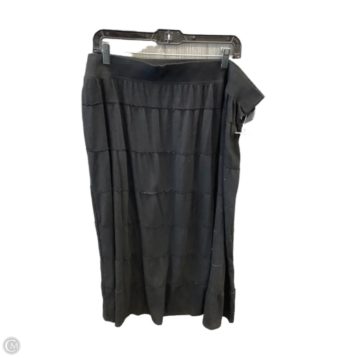 Skirt Maxi By Dressbarn In Black, Size: 22
