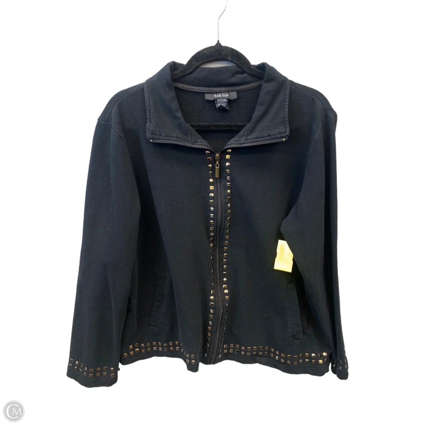 Sweatshirt Collar By Kaktus In Black, Size: 1x