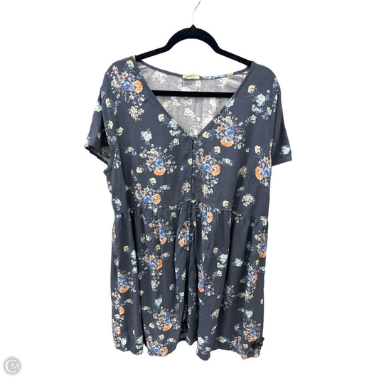 Dress Casual Midi By Ana In Blue, Size: 0x