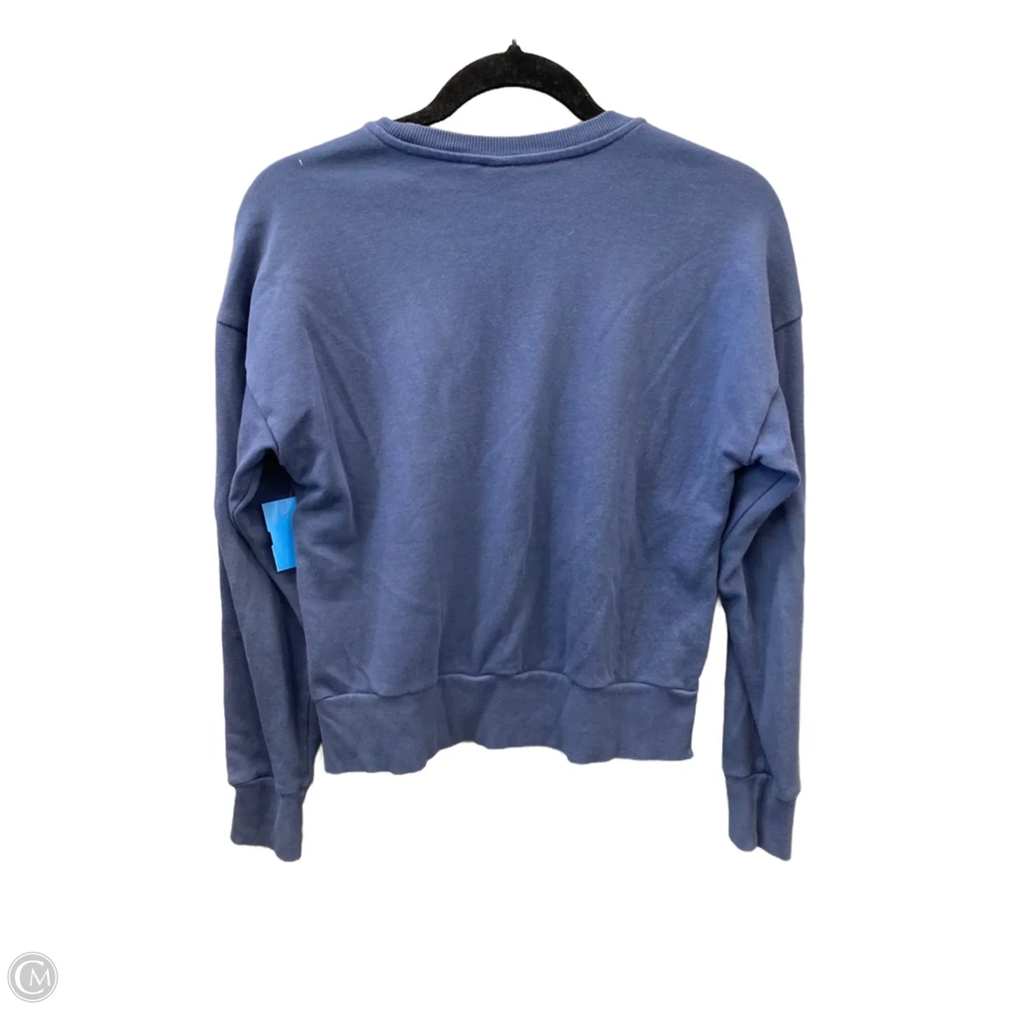 Athletic Top Long Sleeve Crewneck By Adidas In Blue, Size: Xs