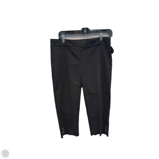 Capris By Counterparts In Black, Size: 10