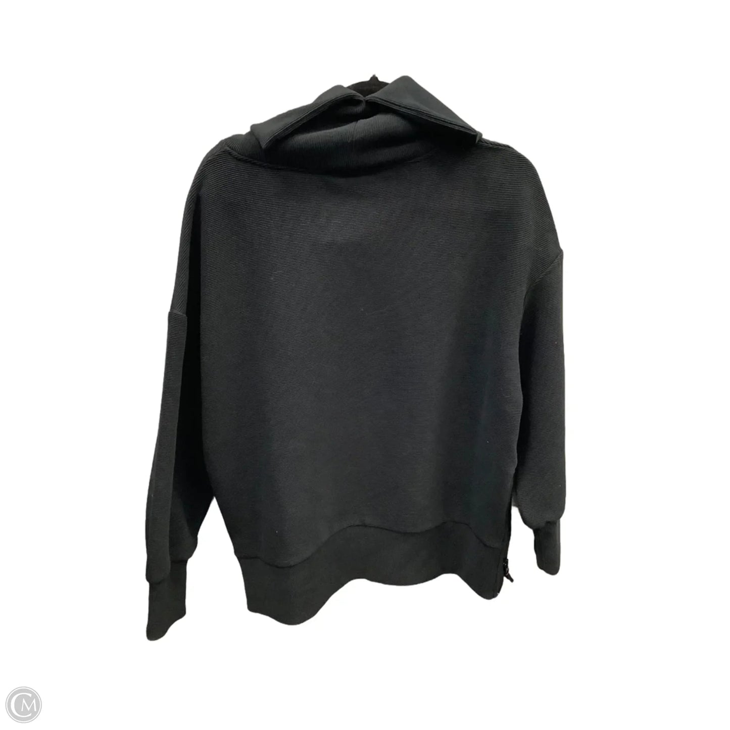Sweatshirt Collar By Varley In Black, Size: M