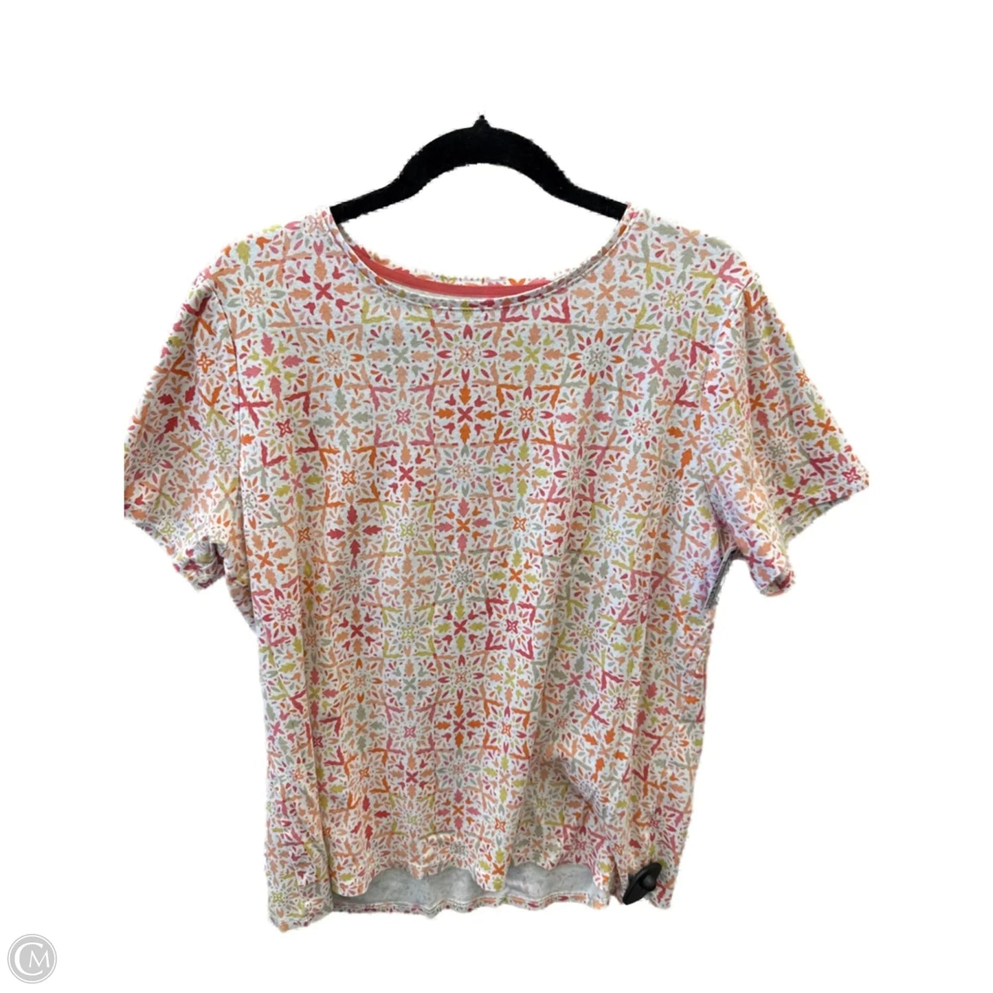 Top Short Sleeve By Croft And Barrow In Pink, Size: 0x