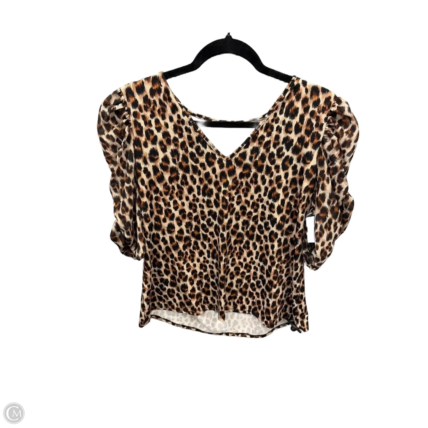 Top Sleeveless By Perseption Concept In Animal Print, Size: Xl