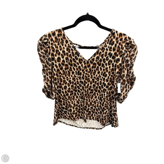 Top Sleeveless By Perseption Concept In Animal Print, Size: Xl