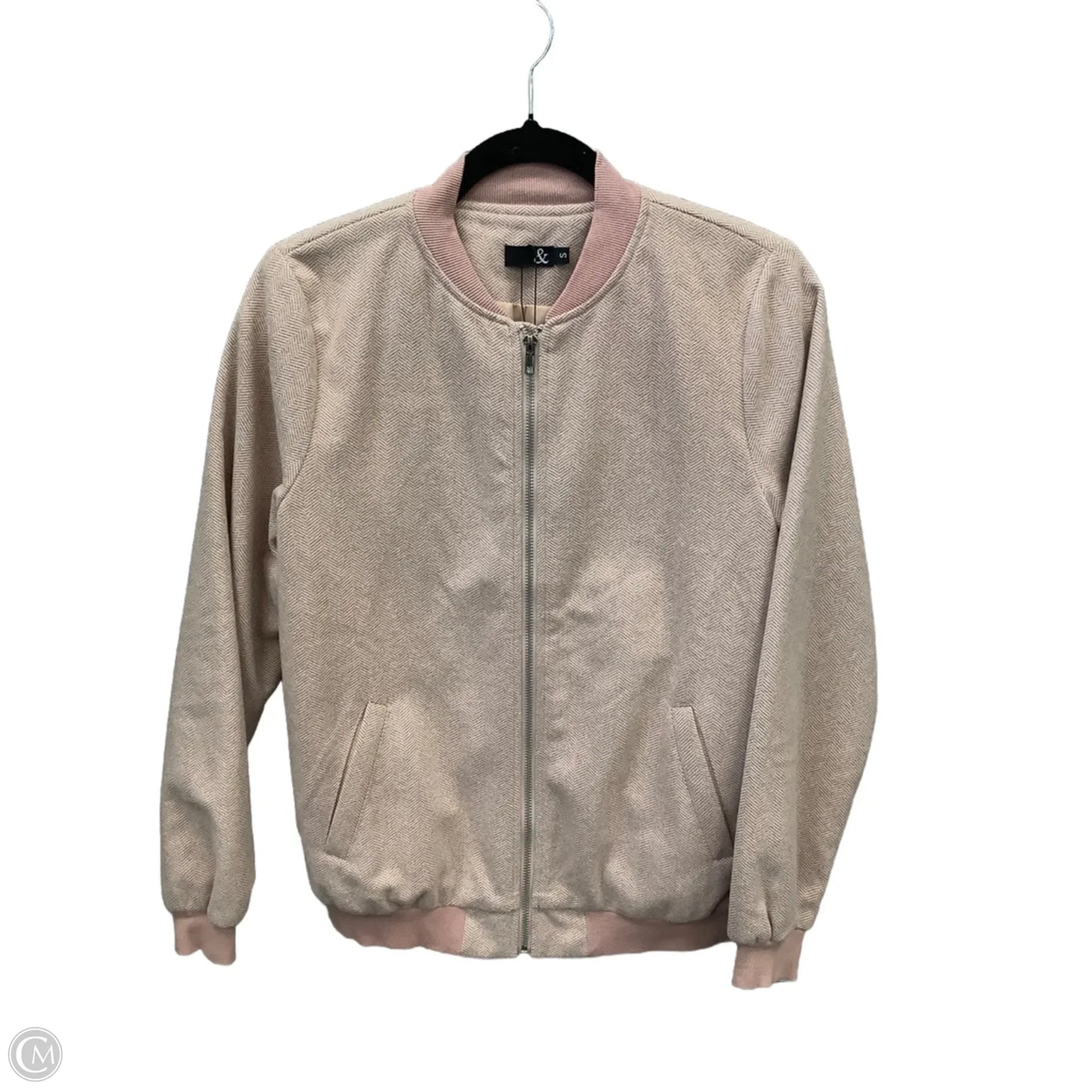 Jacket Fleece By Clothes Mentor In Pink, Size: S