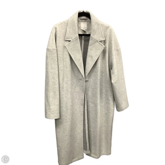 Coat Trench Coat By Joie In Grey, Size: L