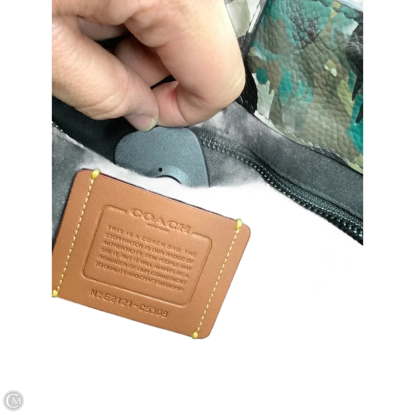 Tote Designer By Coach, Size: Large