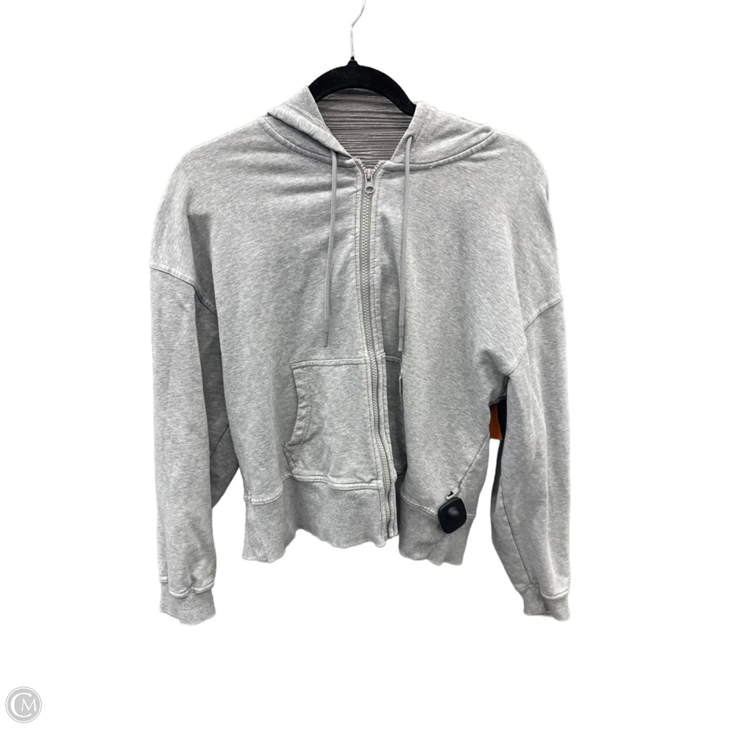 Sweatshirt Hoodie By Joy Lab In Grey, Size: S