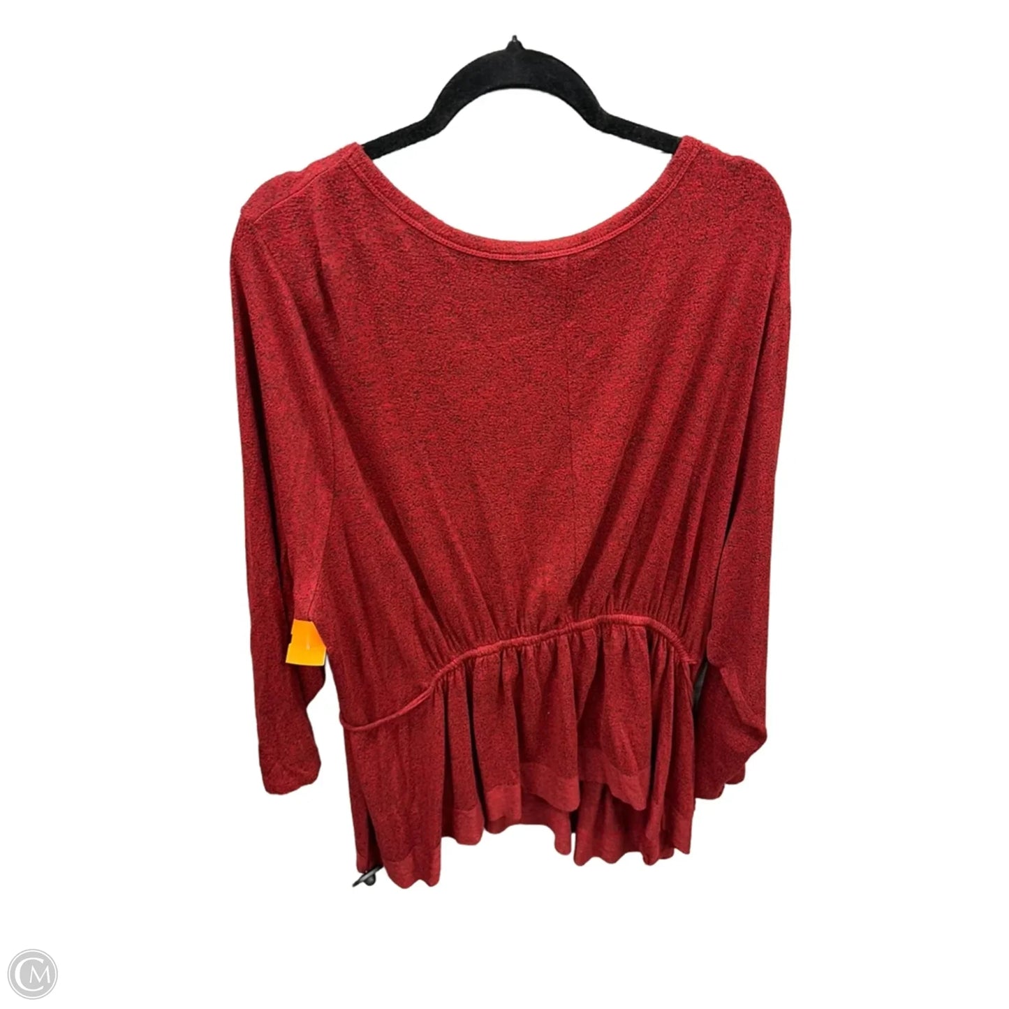 Top Long Sleeve By Caslon In Red, Size: 3x
