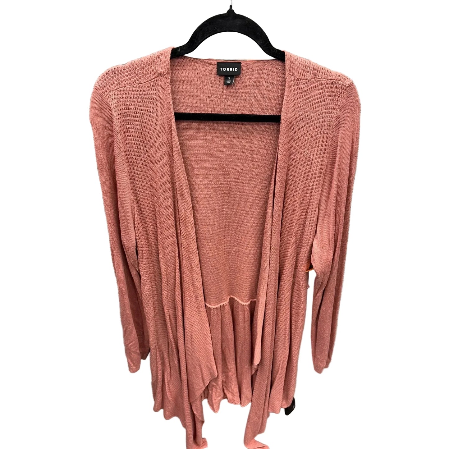 Cardigan By Torrid In Pink, Size: 3x