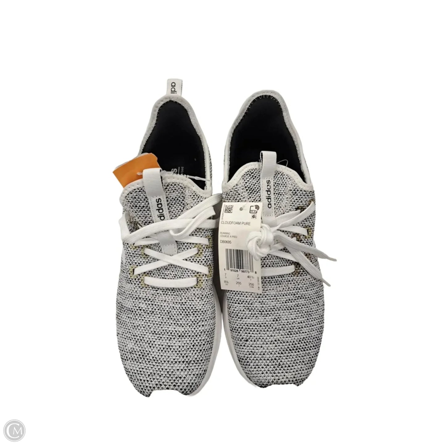 Shoes Sneakers By Adidas In Grey & White, Size: 8.5