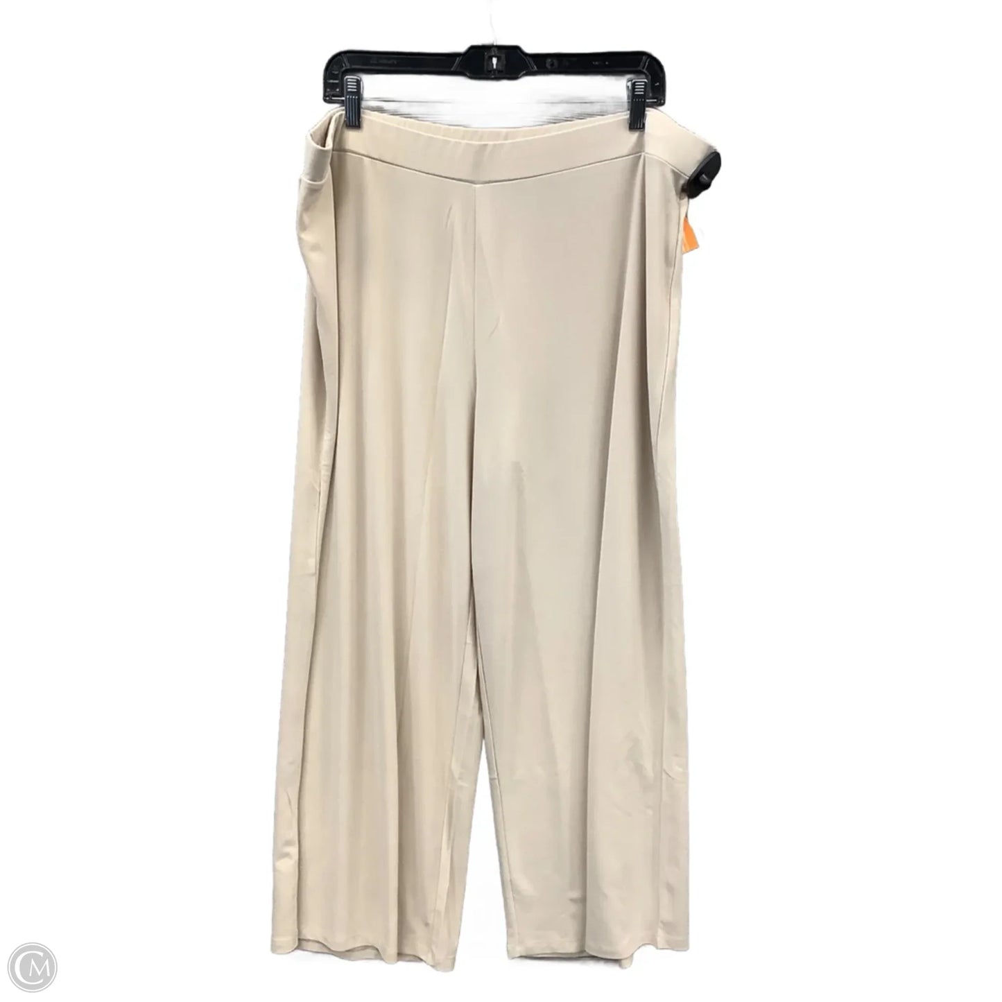 Pants Lounge By Dennis Basso Qvc In Cream, Size: 18