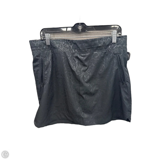 Athletic Skort By Orvis In Black, Size: Xl