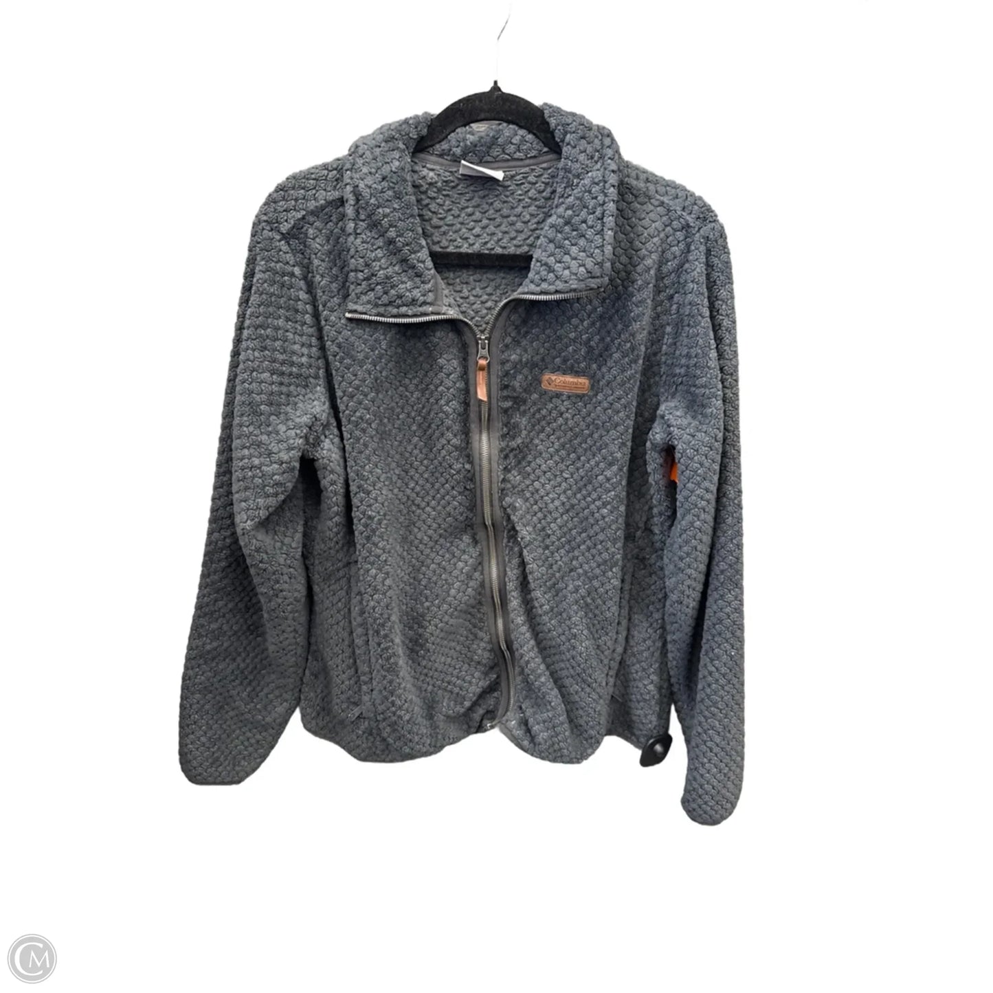 Jacket Fleece By Columbia In Grey, Size: Xl
