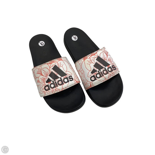 Shoes Flats By Adidas In Black, Size: 9