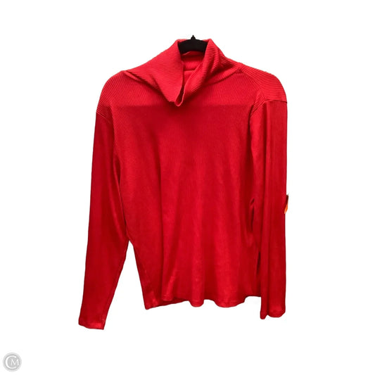 Top Long Sleeve By Old Navy In Red, Size: 2x