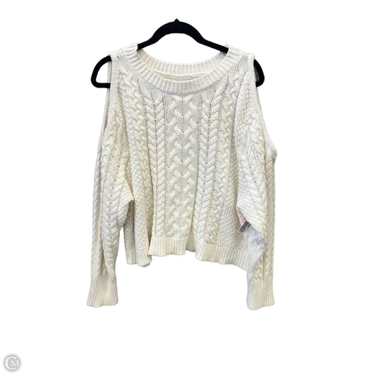 Sweater By Aerie In White, Size: Xl