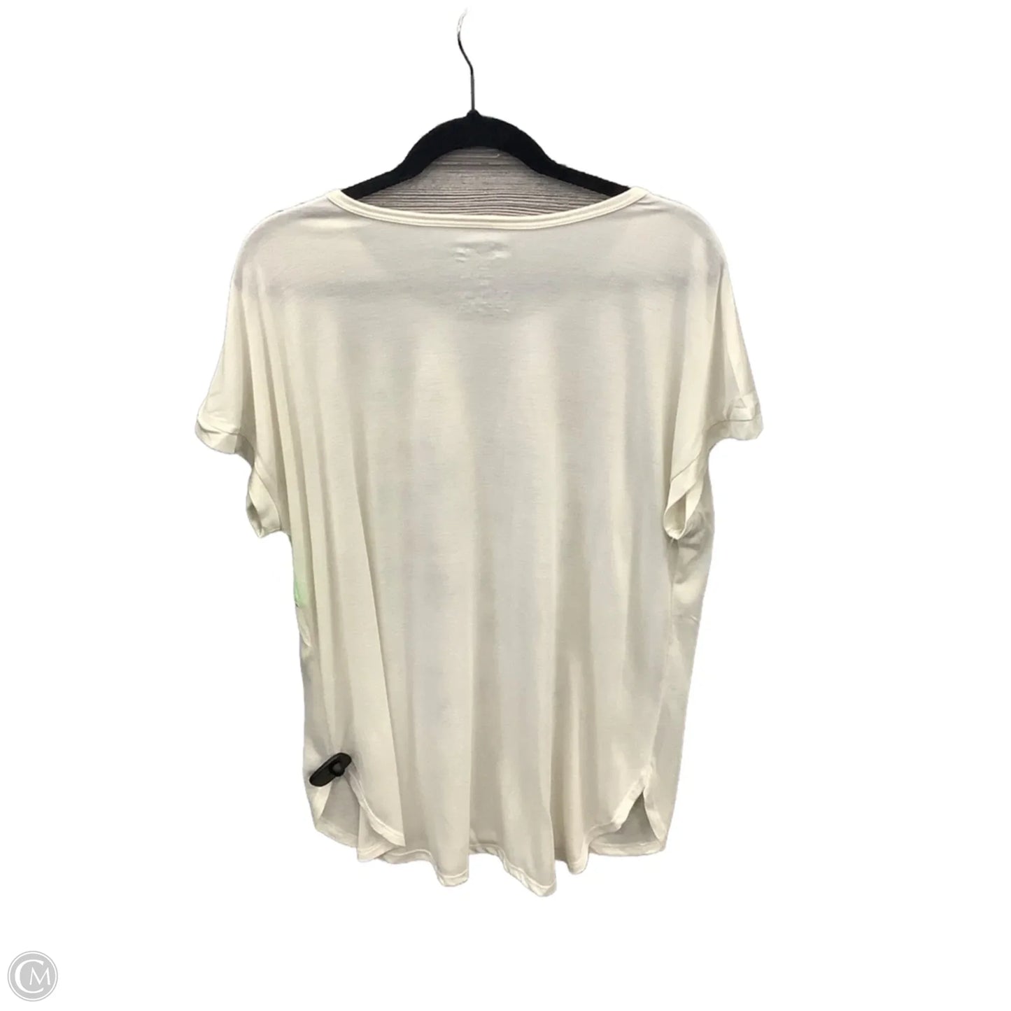 Top Short Sleeve By Clothes Mentor In White, Size: Xl