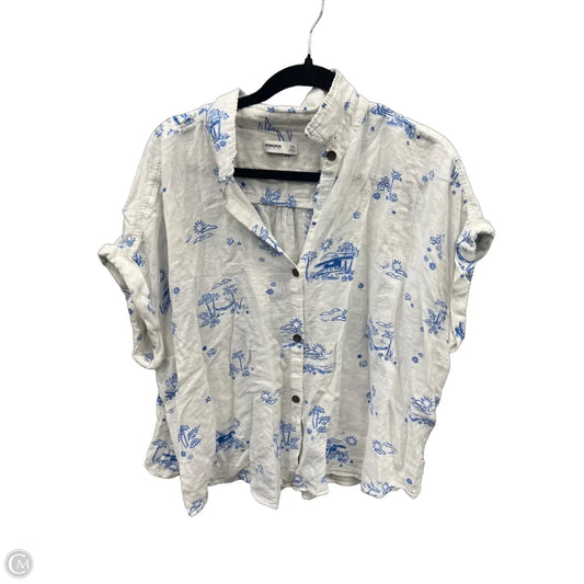 Top Short Sleeve By Sonoma In White, Size: Xxl