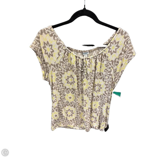 Top Short Sleeve By Old Navy In Multi-colored, Size: M