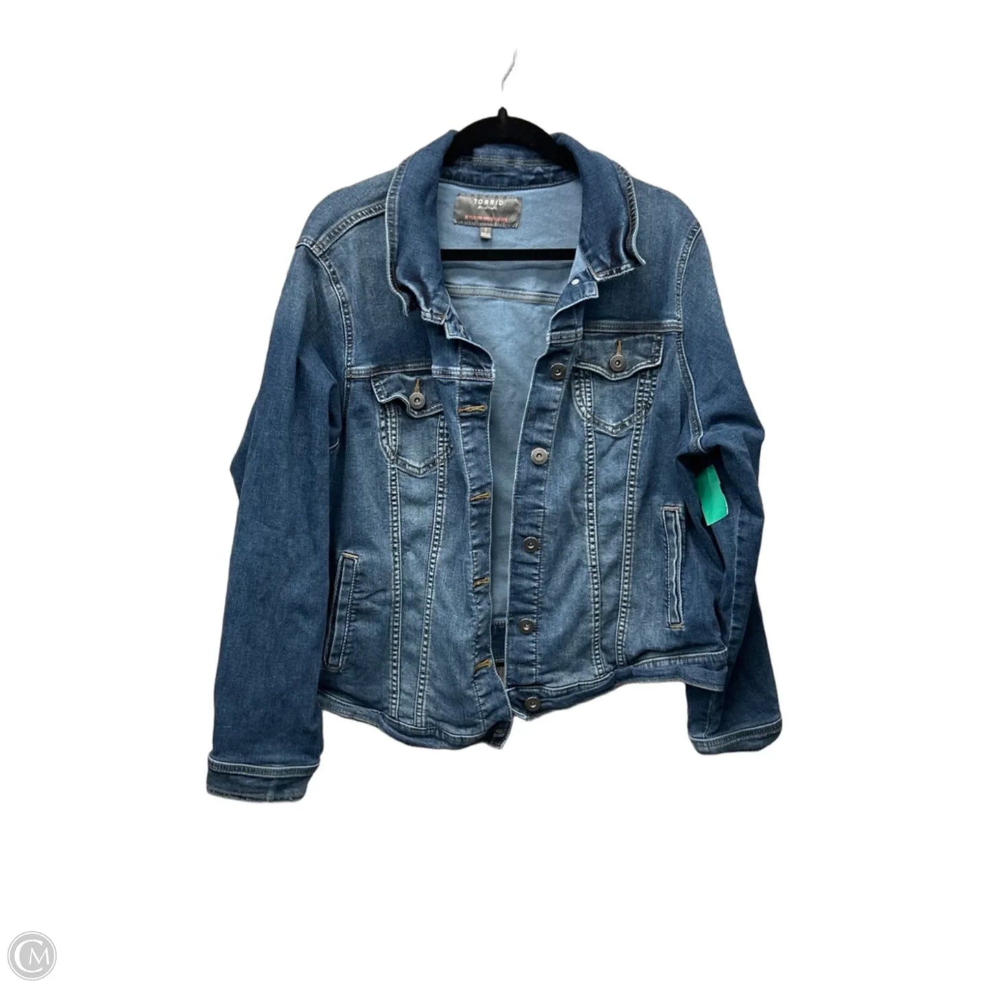 Jacket Denim By Torrid In Blue Denim, Size: 3x