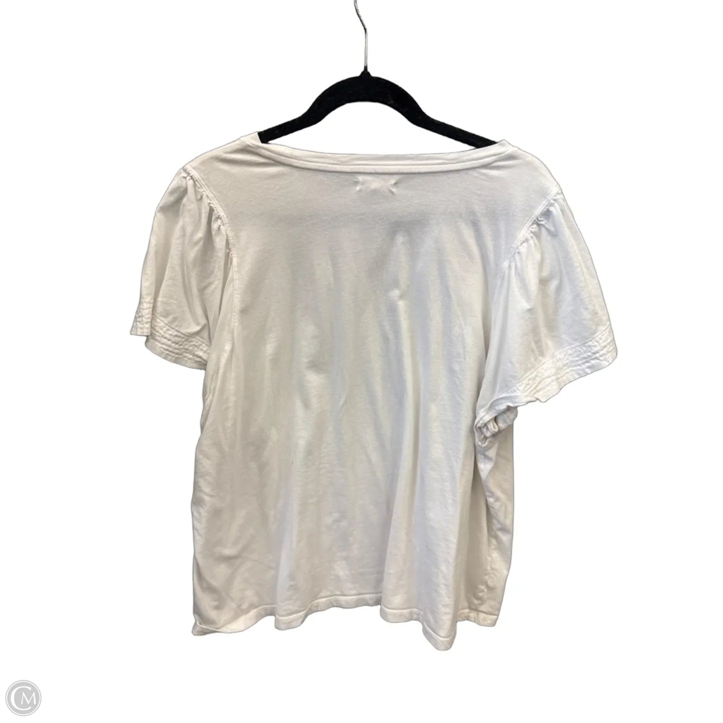 Top Short Sleeve By Maurices In White, Size: 2x