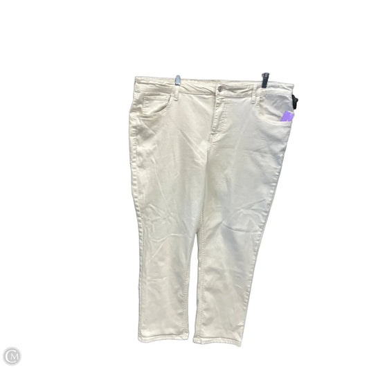 Jeans Straight By Maurices In Beige, Size: 22