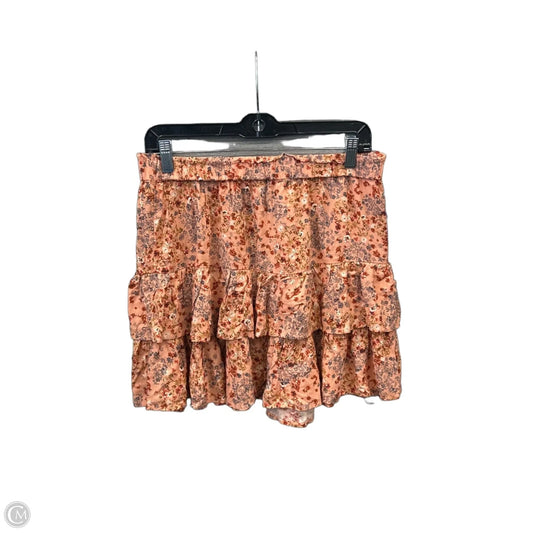 Skirt Mini & Short By Clothes Mentor In Floral Print, Size: M
