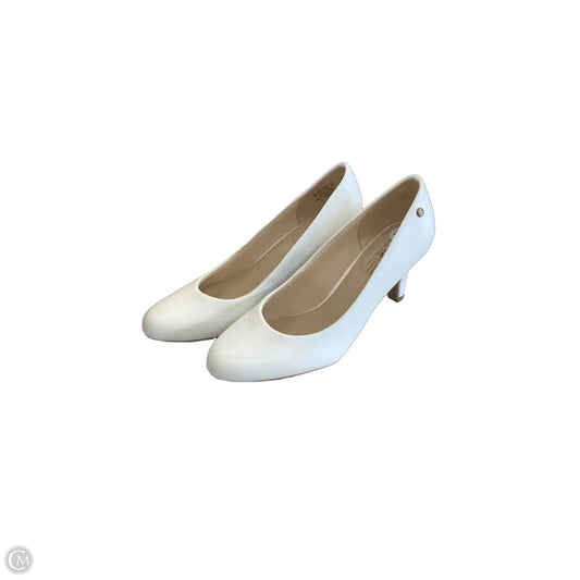 Shoes Heels Kitten By Life Stride In White, Size: 9.5