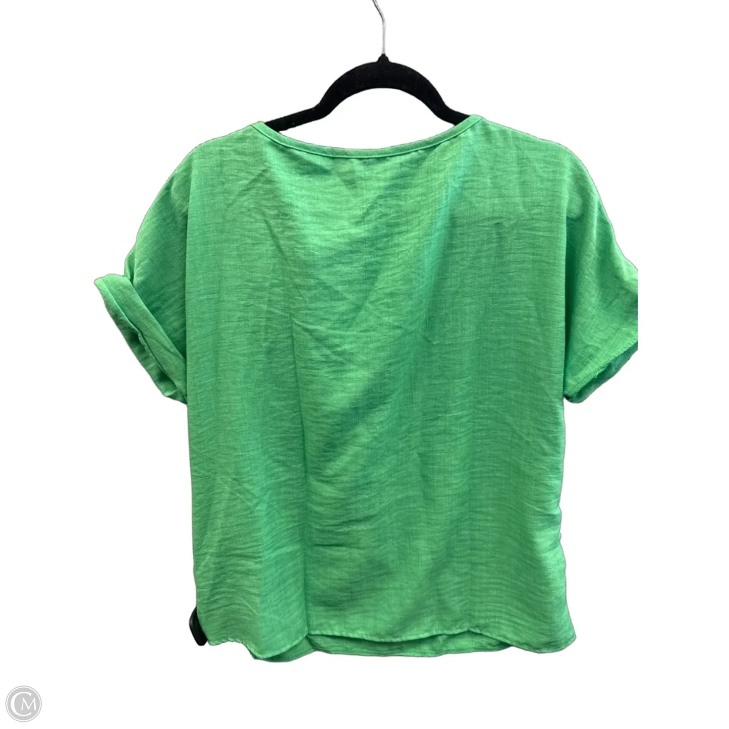 Top Short Sleeve By Clothes Mentor In Green, Size: L