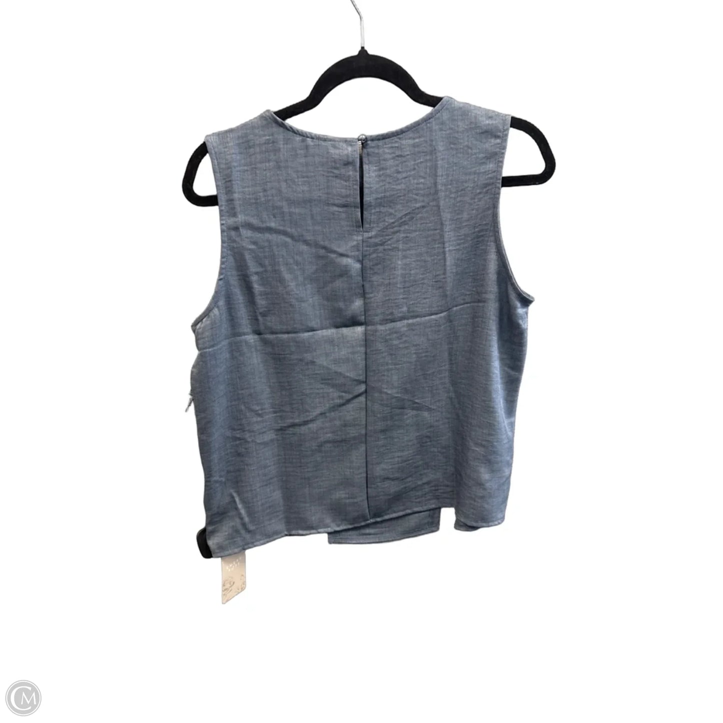 Top Sleeveless By Emery Rose In Blue, Size: L