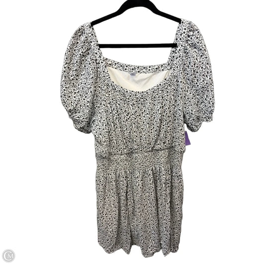 Dress Casual Midi By Old Navy In Floral Print, Size: 2x