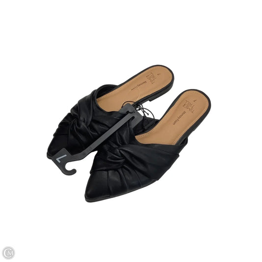 Shoes Flats By Time And Tru In Black, Size: 7
