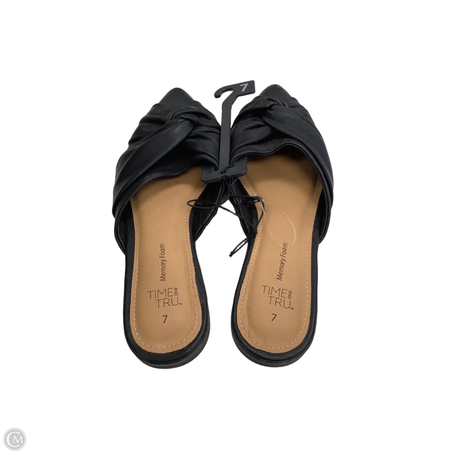 Shoes Flats By Time And Tru In Black, Size: 7