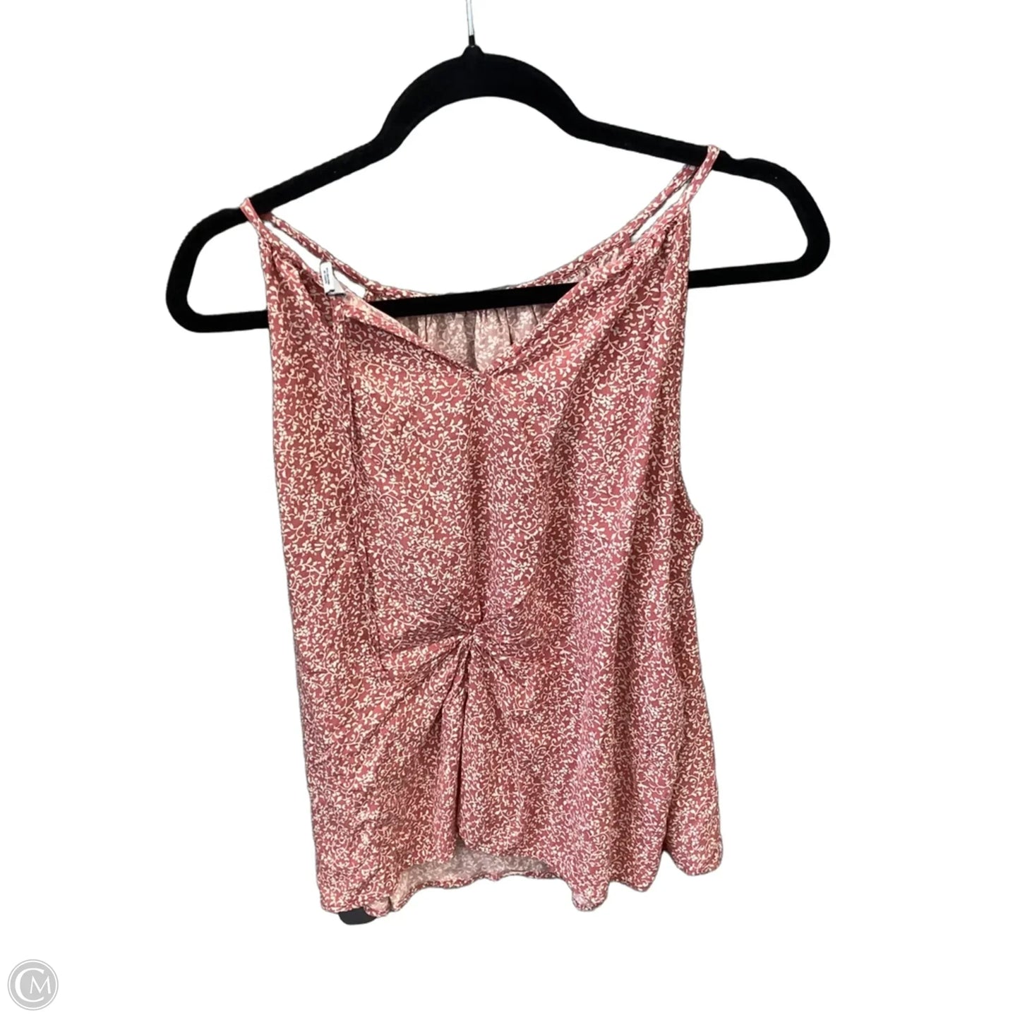 Top Sleeveless By Old Navy In Pink & White, Size: L