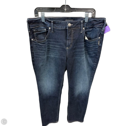 Jeans Skinny By Clothes Mentor In Blue Denim, Size: 16