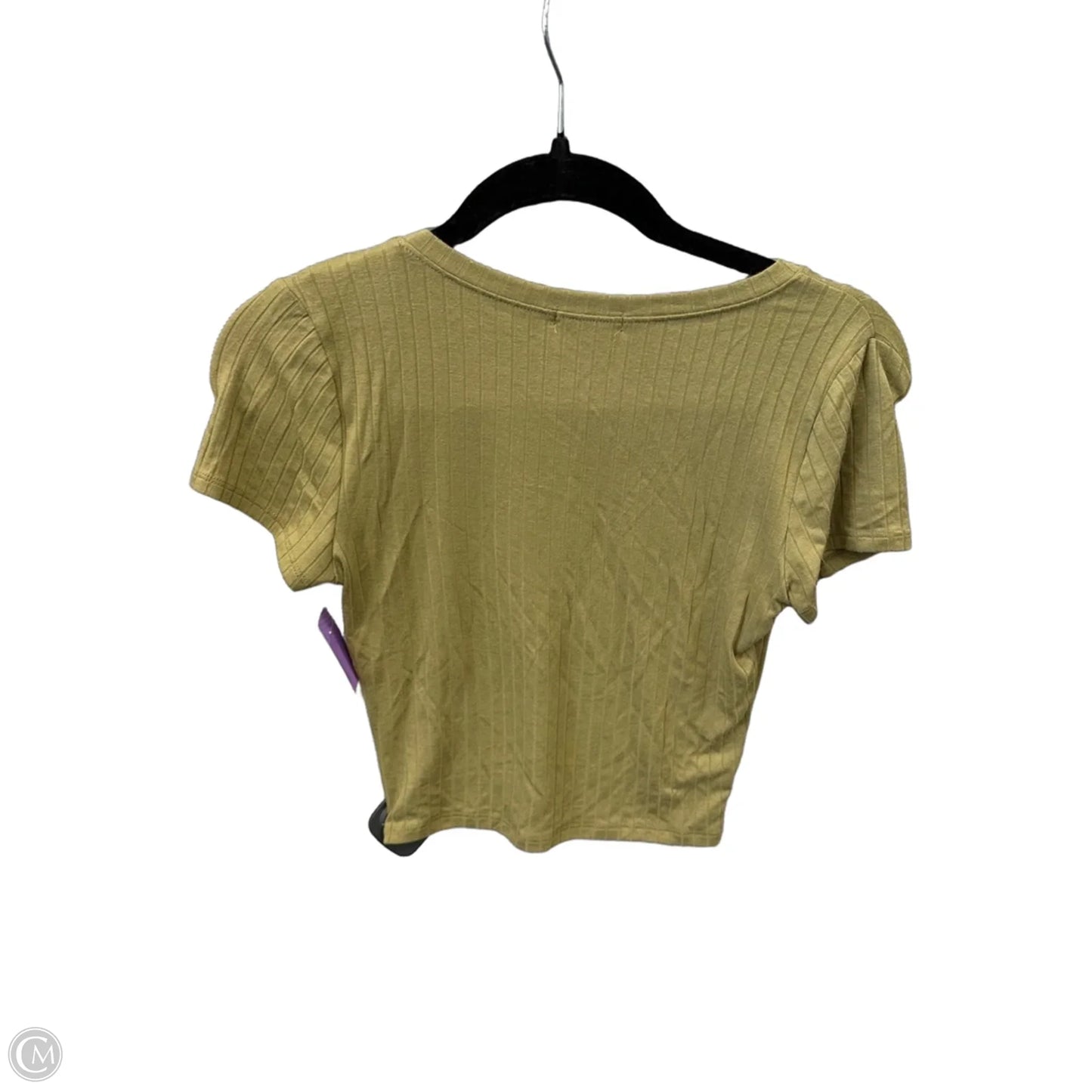 Top Short Sleeve By Bozzolo In Green, Size: M