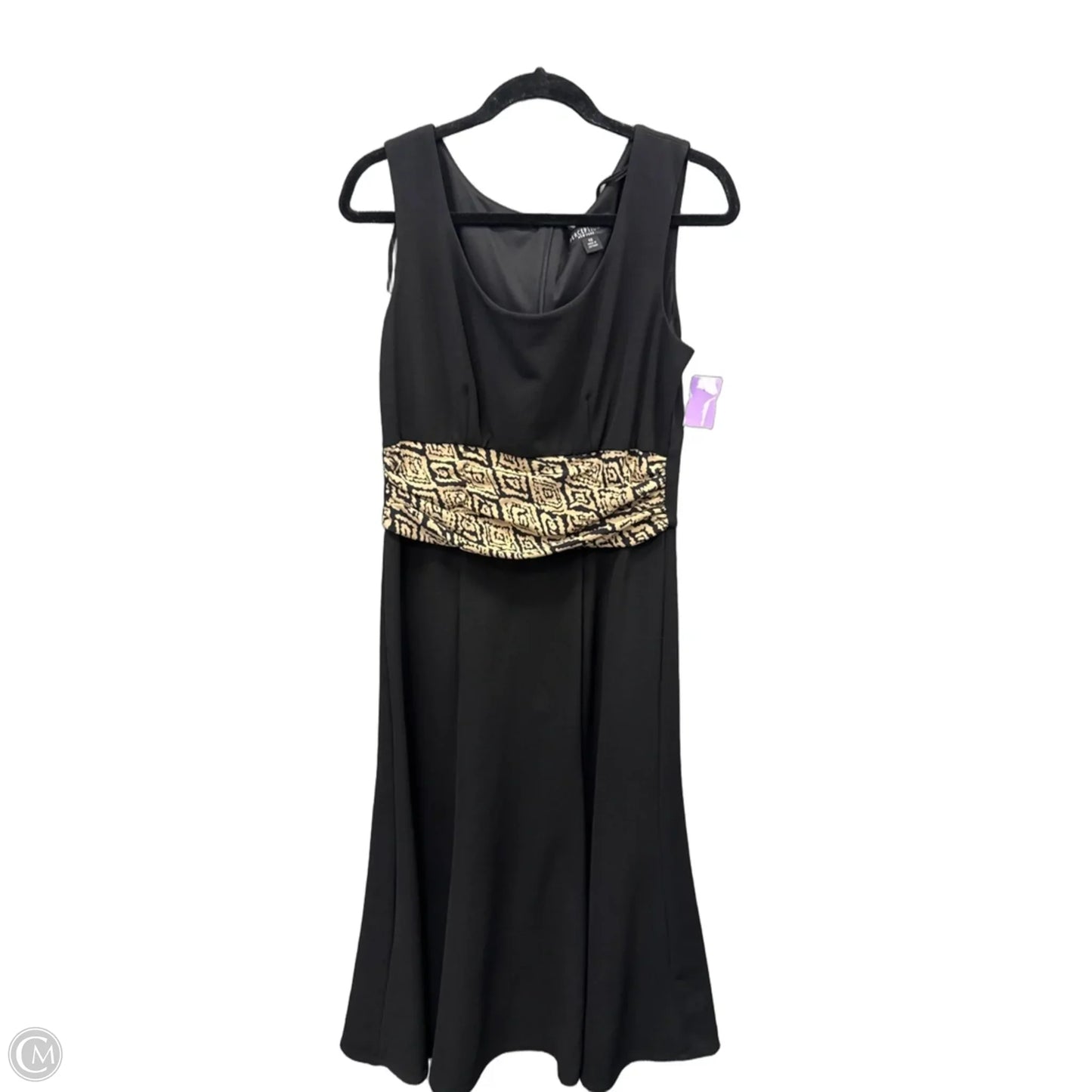 Dress Casual Maxi By Perceptions In Black, Size: L