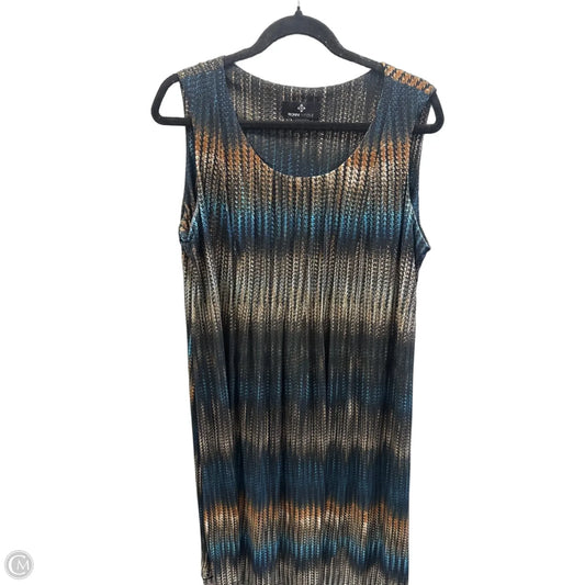 Dress Casual Midi By Ronnie Nicole In Multi-colored, Size: Xl