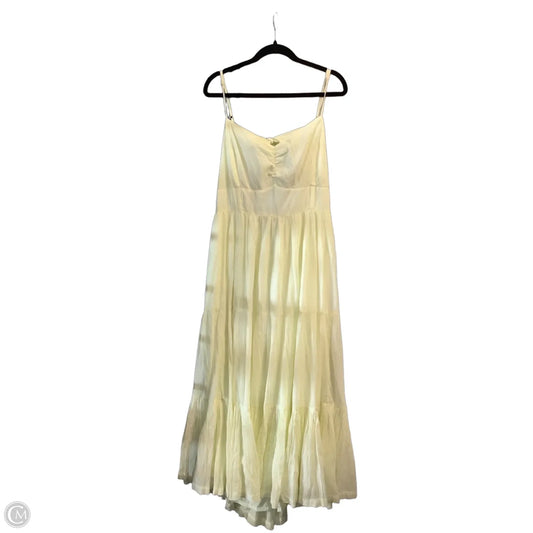 Dress Casual Maxi By American Eagle In Yellow, Size: Xxl