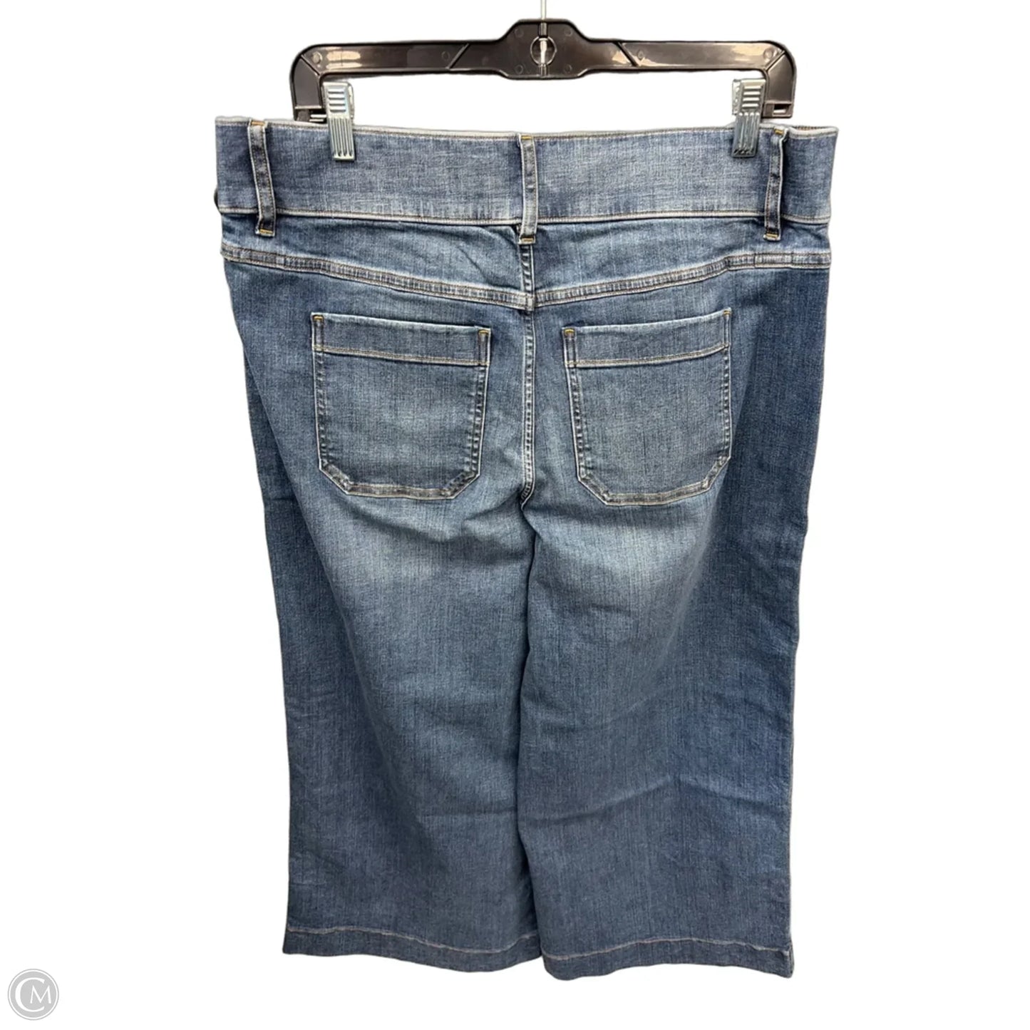 Jeans Wide Leg By Spanx In Blue Denim, Size: 26