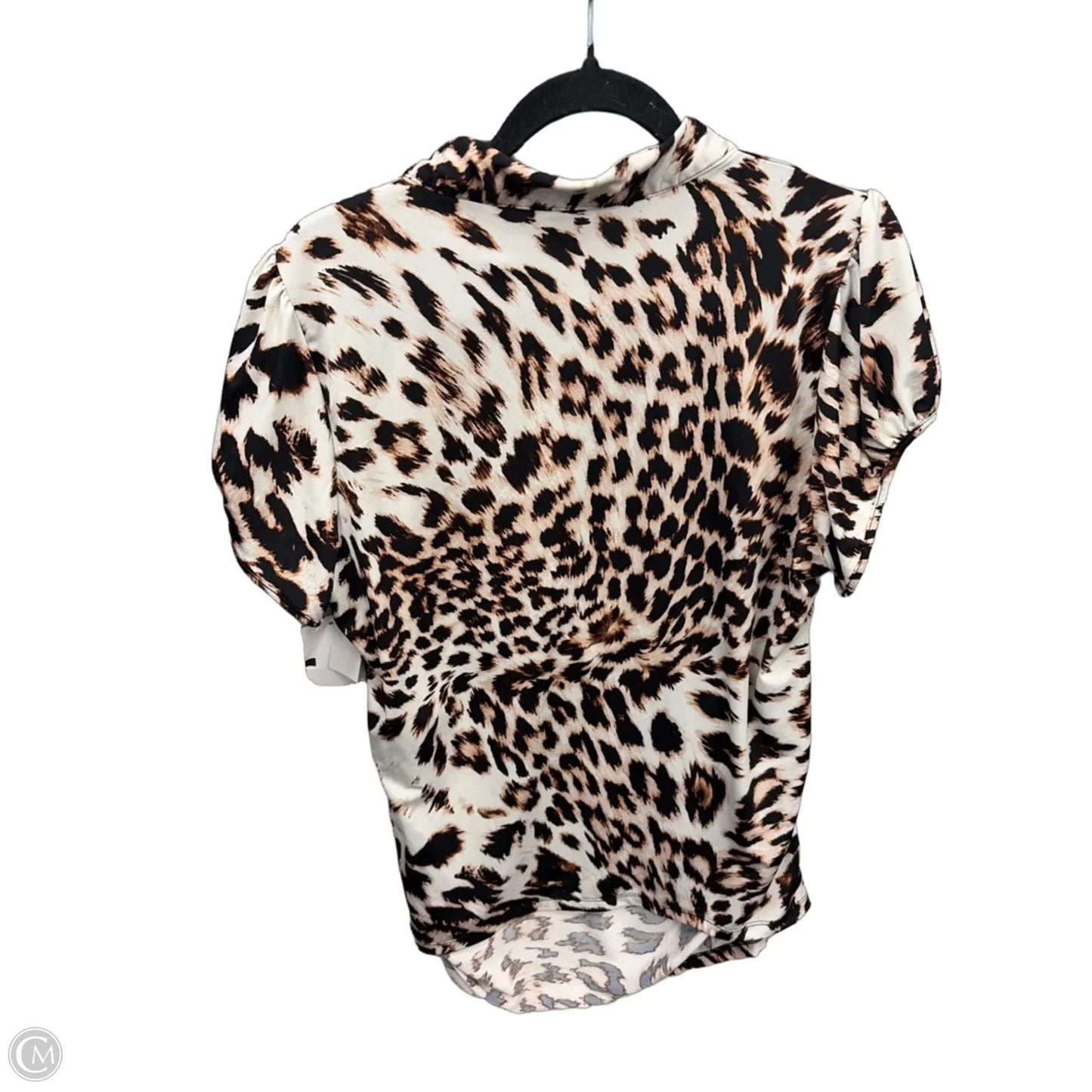 Top Short Sleeve By Clothes Mentor In Animal Print, Size: 2x