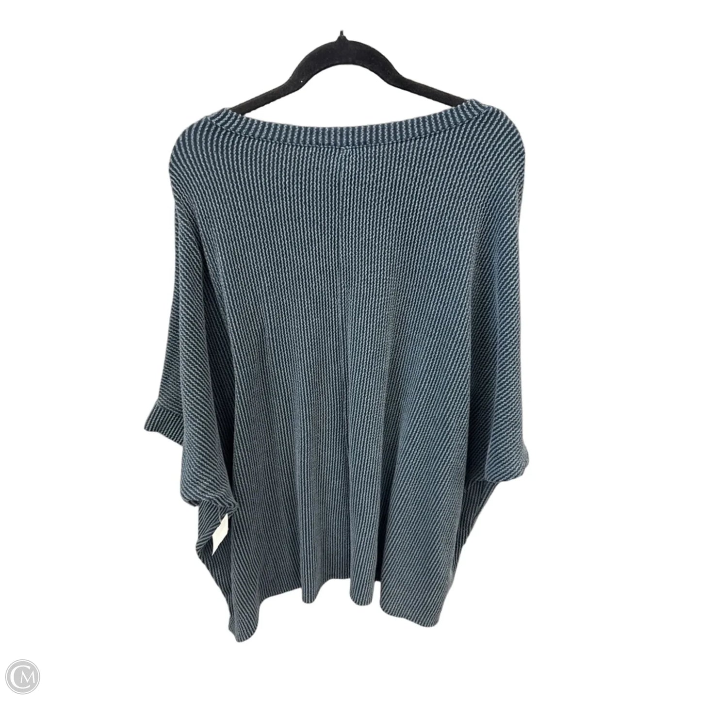 Top Short Sleeve By Clothes Mentor In Blue, Size: 3x