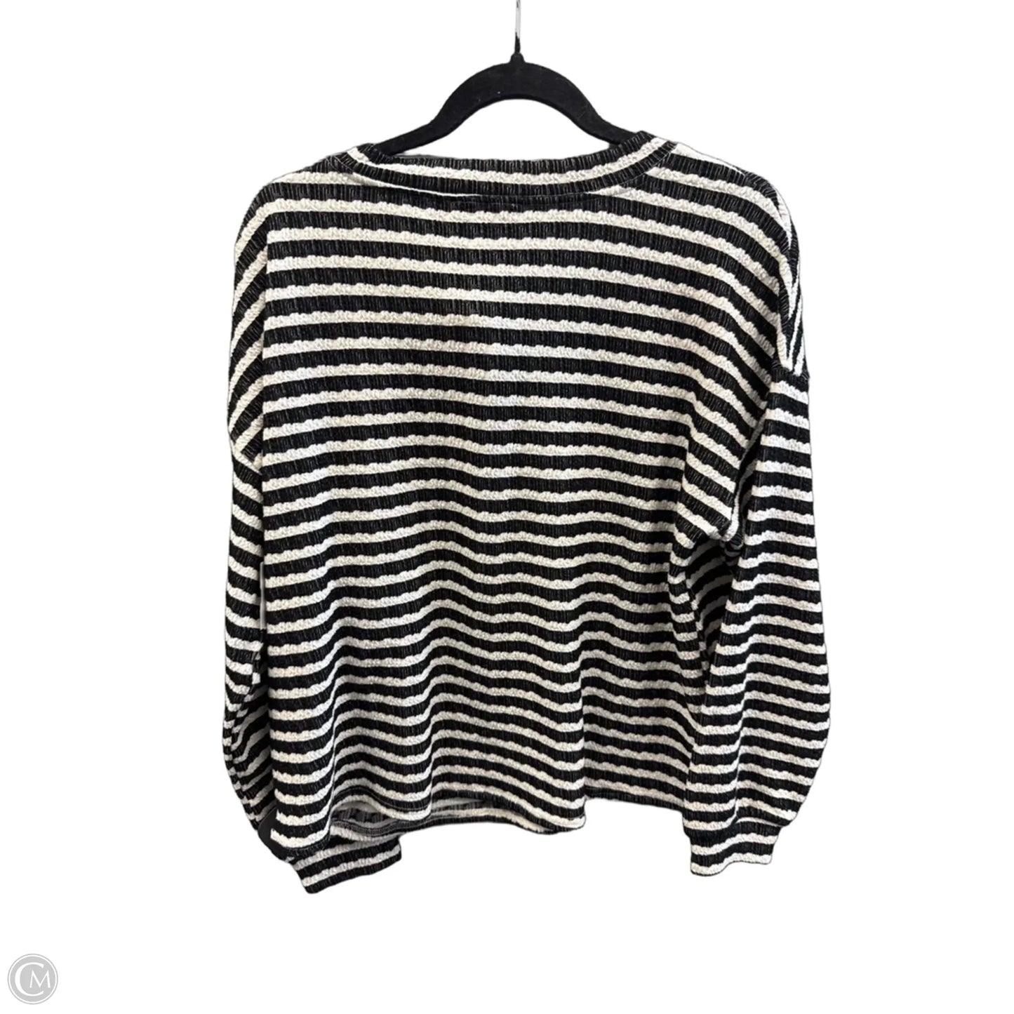 Top Long Sleeve By Clothes Mentor In Striped Pattern, Size: S