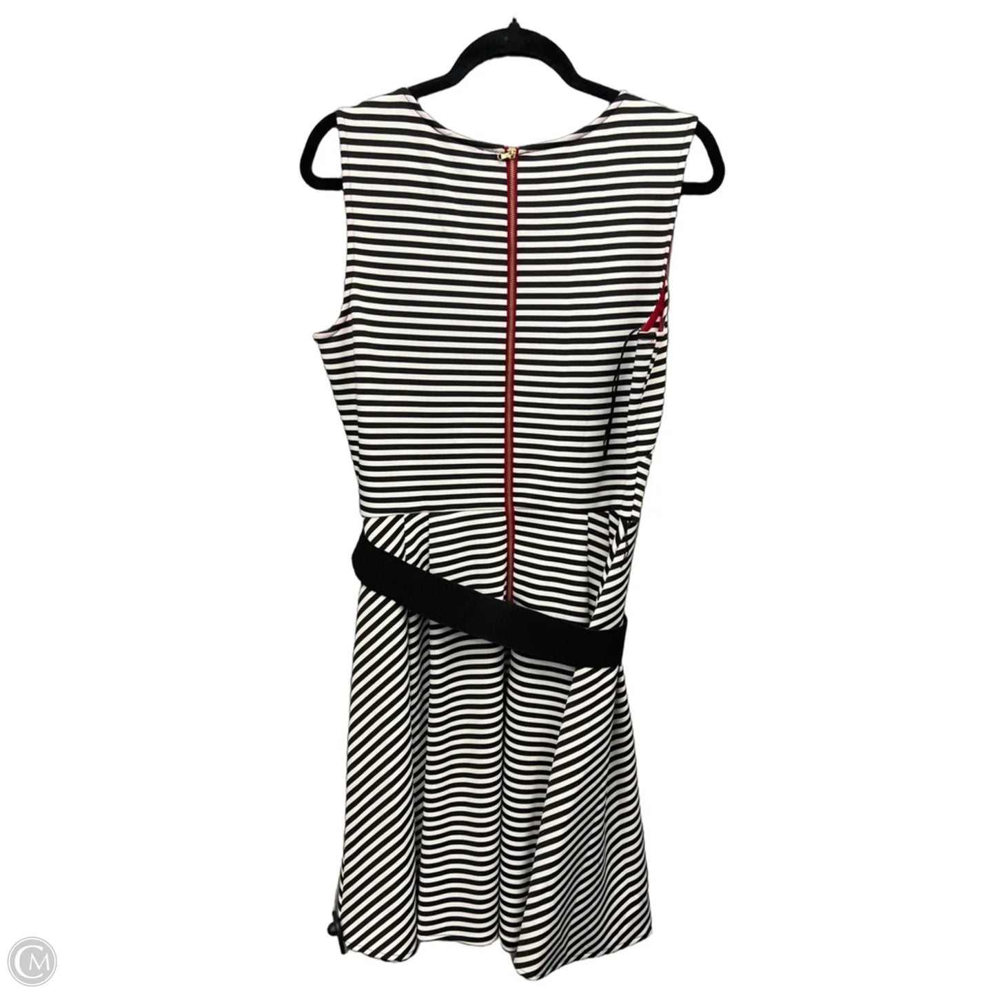 Dress Casual Midi By Dannyandnicole In Striped Pattern, Size: L