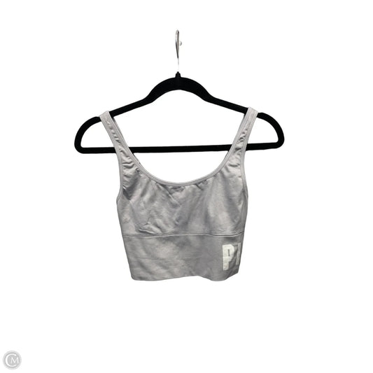 Athletic Bra By Pink In Grey, Size: M
