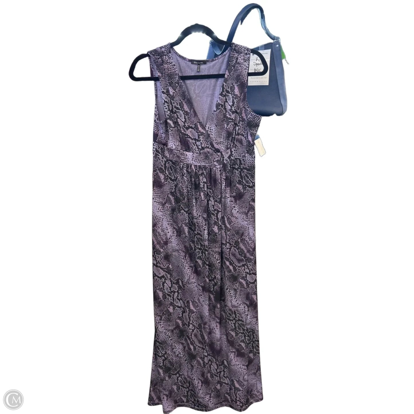 Dress Casual Maxi By Daisy Fuentes In Black & Purple, Size: M
