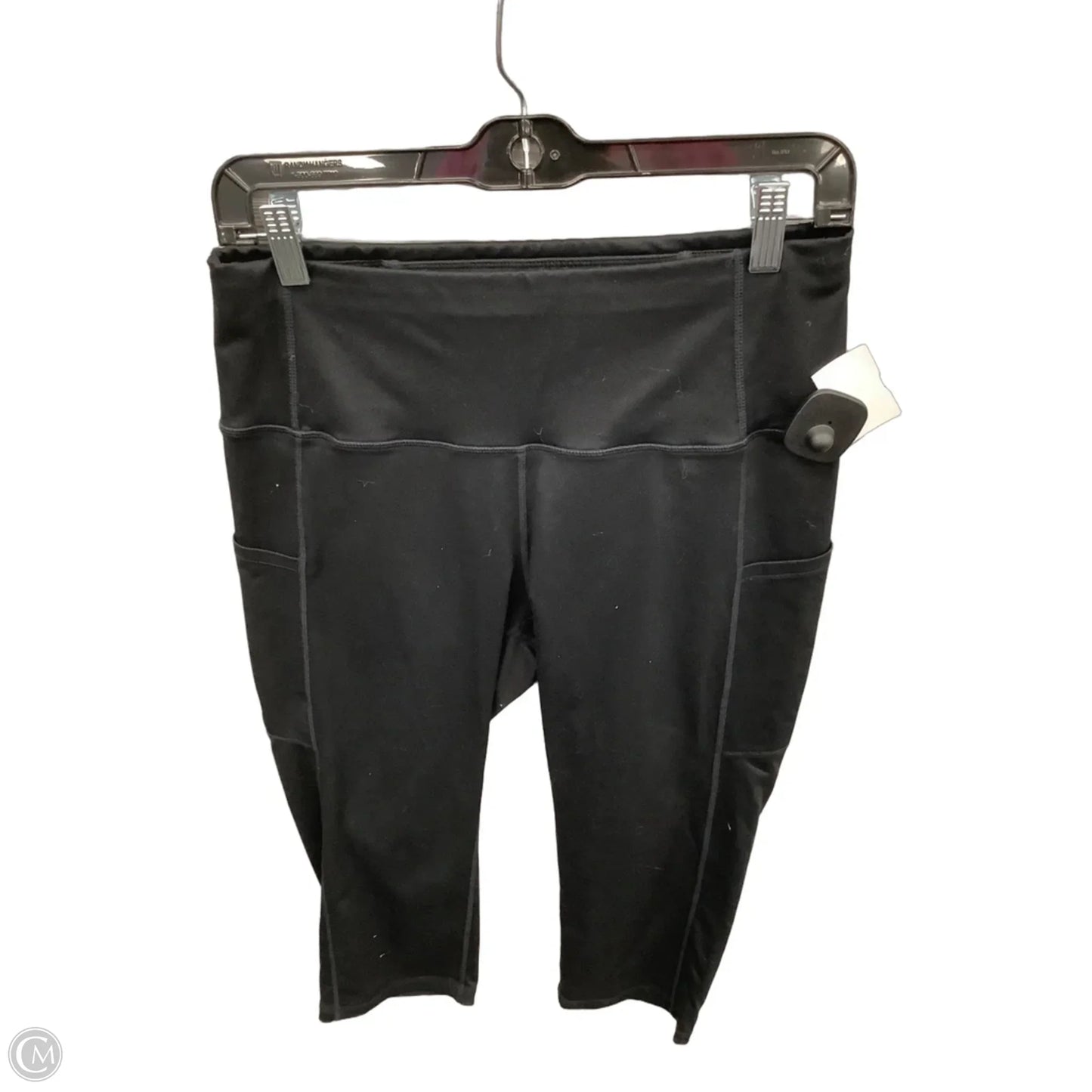 Athletic Capris By Clothes Mentor In Black, Size: L